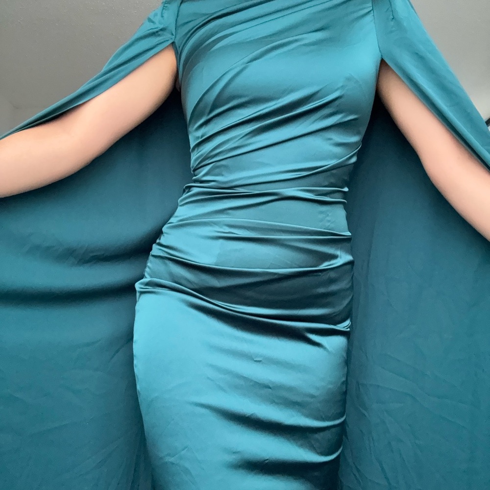 Talbot Runhof cypress size 2 gown NEW WITH TAGS.